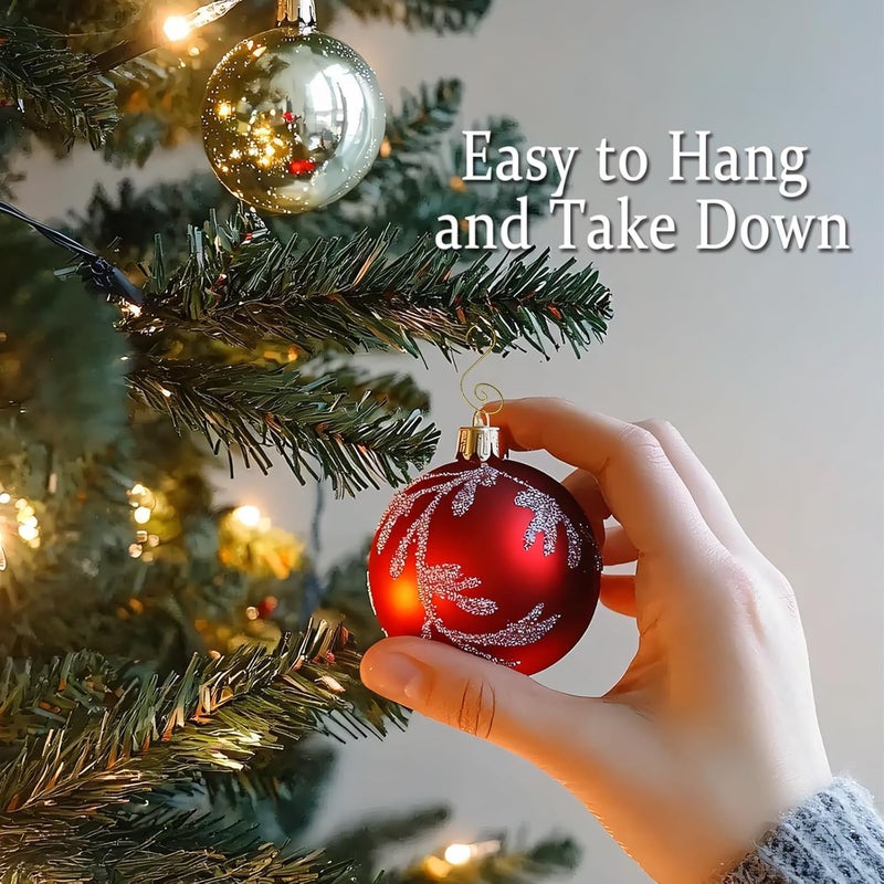 Twinkleplant 120 Pcs Christmas Ornament Hooks with Storage Box - Ornaments Hanger Hooks for Tree Decoration Hanging Holiday Ornaments - Image 4